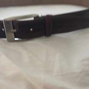 Joseph Abboud Brown Leather Belt
